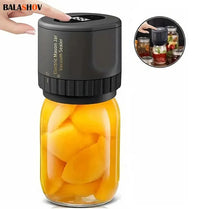 Electric Mason Jar Vacuum Sealer Kit - Cordless & Portable